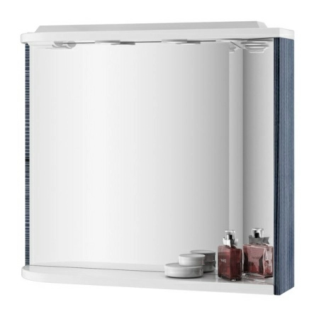 Зеркало Ravak M780 78x68 L с полкой, подсветкой и розеткой, каппучино/белое Зеркало Ravak M780 78x68 L с полкой, подсветкой и розеткой, каппучино/белое