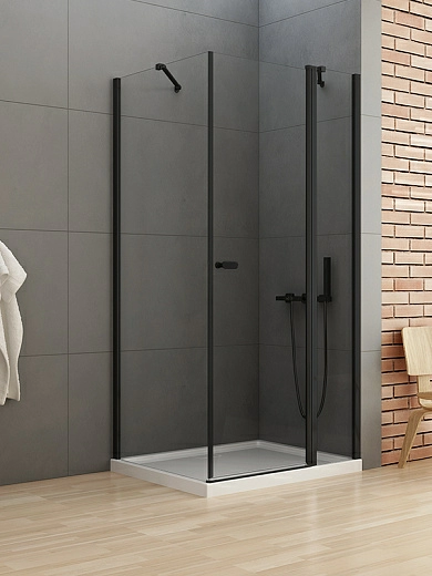 Душевой уголок New Trendy NEW SOLEO BLACK 100x100x195(var 5)