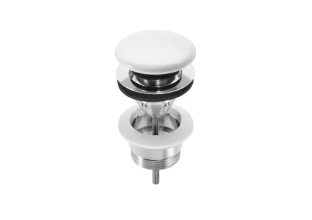 Донный клапан Roca Aqua, Click Clack, белый, 65мм, A505401100 Донный клапан Roca Aqua, Click Clack, белый, 65мм, A505401100