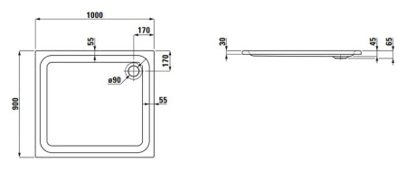 Поддон для душа Laufen Solutions 2.1150.9.000.000.1 Поддон для душа Laufen Solutions 2.1150.9.000.000.1