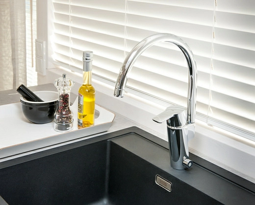 Смеситель для кухни с клапаном Oras Cubista, 2839F