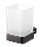 Стакан для зубных щеток Bemeta Nero 135011010 6.4 x 9.7 x 10 см настенный, черный