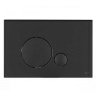 Кнопка смыва механическая OLI Globe 152952 черная soft-touch Кнопка смыва механическая OLI Globe 152952 черная soft-touch