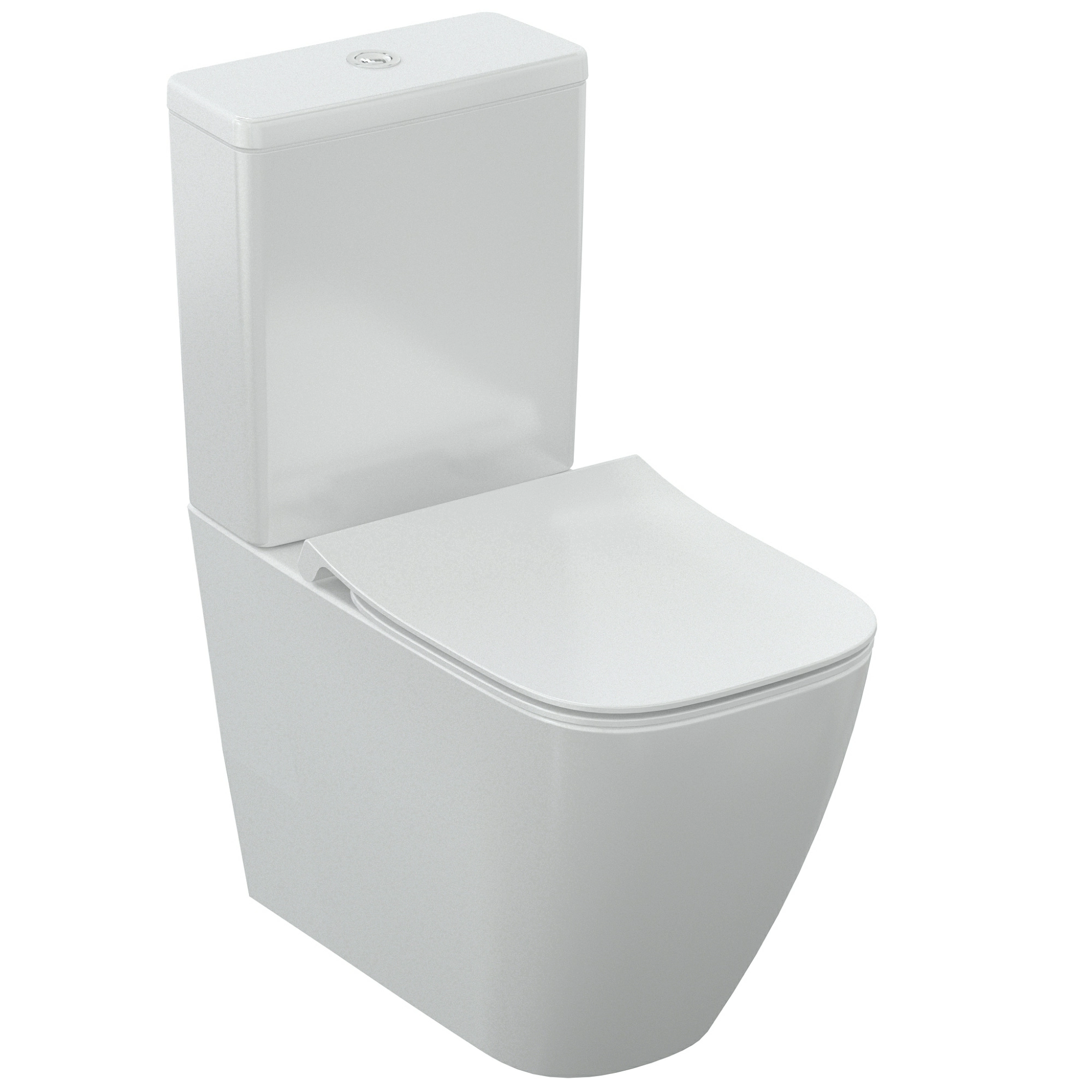 Напольный унитаз Ideal Standard i.life S RimLS+ с бачком и сиденьем Soft-Close, пристенный