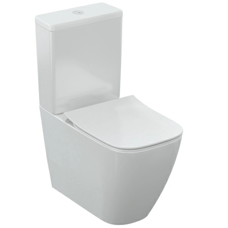 Напольный унитаз Ideal Standard i.life S RimLS+ с бачком и сиденьем Soft-Close, пристенный Напольный унитаз Ideal Standard i.life S RimLS+ с бачком и сиденьем Soft-Close, пристенный