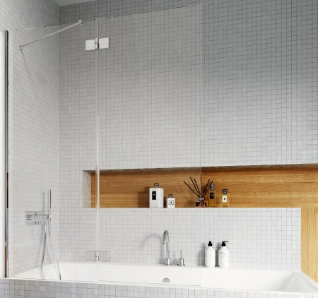 Шторка на ванну Radaway Essenza New PND II 100R (прозрачное)