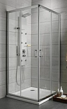 Душевой уголок Radaway Premium Plus D 80x120x190 коричневое/хром