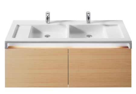 Раковина Roca Stratum 130 327630000 двойная, 130 x 50 см