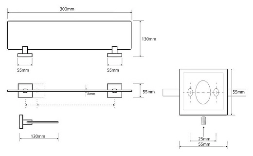 Полка Bemeta Beta 132122042