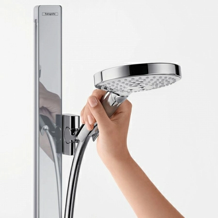 Штанга для душа Hansgrohe Unica 90 см, 27640400, белый/хром Штанга для душа Hansgrohe Unica 90 см, 27640400, белый/хром