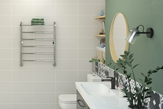 Полотенцесушитель водяной Стилье Универсал-54 800х600 (Полка + 5) П 21