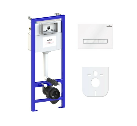 Система инсталляции для подвесного унитаза 4 в 1 Lavinia Boho Relfix 77010009 Система инсталляции для подвесного унитаза 4 в 1 Lavinia Boho Relfix 77010009