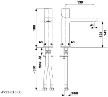 Смеситель Armatura Morganit oднорычажный, для умывальника Смеситель Armatura Morganit oднорычажный, для умывальника