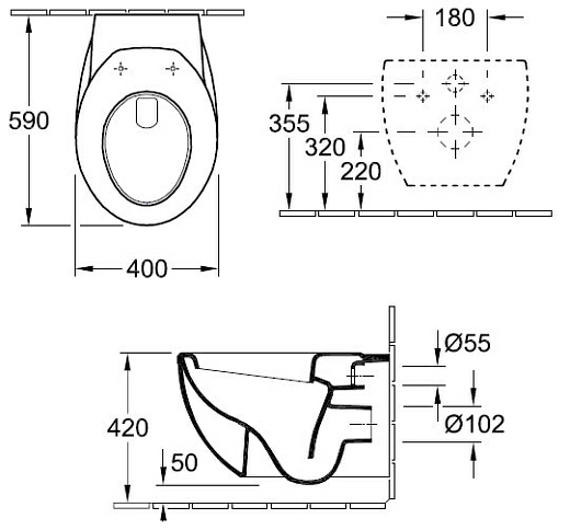 Смеситель Hansgrohe Talis S 72405000 для ванны с душем