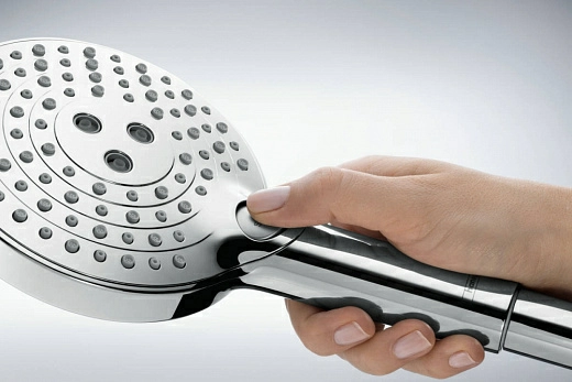 Душевая система Hansgrohe Raindance S 240 PowderRain 1jet Showerpipe 27633340, черный хром Душевая система Hansgrohe Raindance S 240 PowderRain 1jet Showerpipe 27633340, черный хром