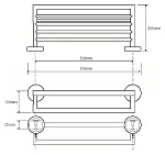 Полка Bemeta Omega 104219072