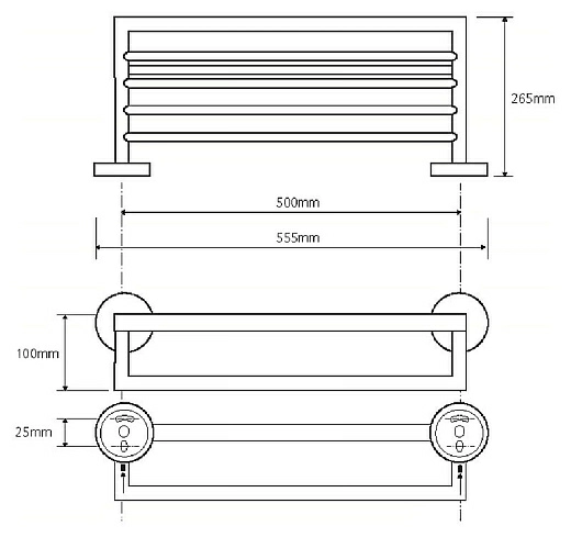 Полка Bemeta Omega 104219072