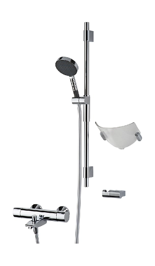 Смеситель для ванны и душа с комплектом Oras Cubista, 2879U