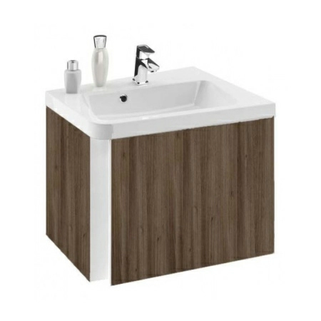 Шкафчик под угловой умывальник Ravak SD 550 10° 55x49x50 R, орех