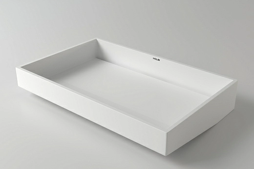 Раковина Holbi Polaris, 58x37, из Solid Surface, для встраивания в столешницы