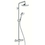 Душевая система Hansgrohe Croma Select S 180 2jet Showerpipe EcoSmart 27254400