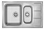 Мойка ZorG ZLL 7850-2 микродекор Мойка ZorG ZLL 7850-2 микродекор