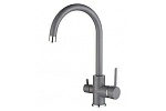 Смеситель для кухонной мойки Aquasanita Sabiaduo 2963 (серый)