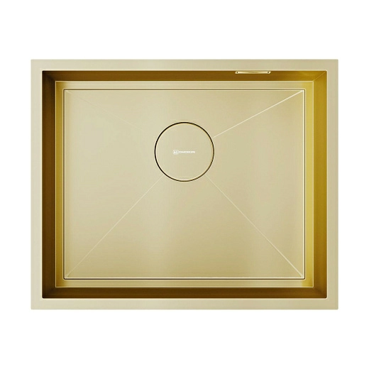 Кухонная мойка из нержавейки Omoikiri Kasen 54-16-INT-LG светлое золото