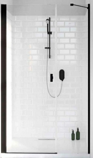 Душевая дверь Radaway Nes Black DWS I 100x200 L стекло прозрачное