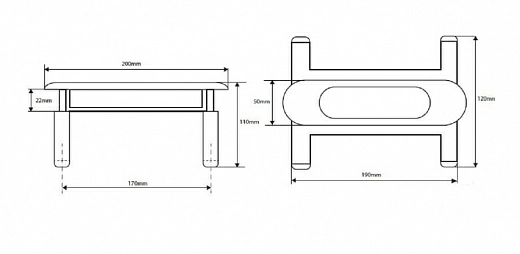 Полотенцедержатель Bemeta Hotel 134203022 20 x 11 x 12 см, хром