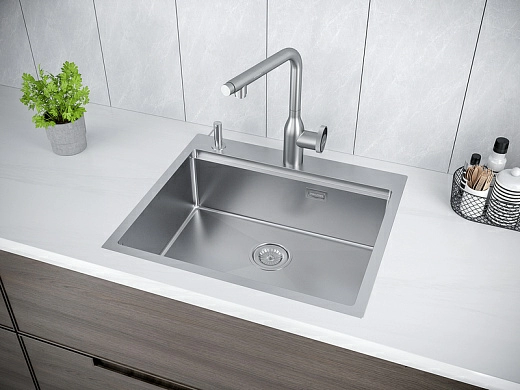 Кухонная мойка PAULMARK BRIM-PRO PM705951-BS