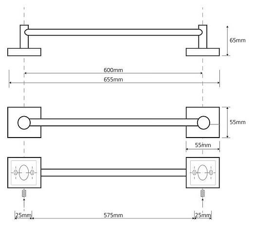 Полотенцедержатель Bemeta Beta 132104042