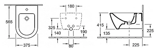 Унитаз подвесной Villeroy & Boch Subway 2.0 5614 R5R1 alpin Унитаз подвесной Villeroy & Boch Subway 2.0 5614 R5R1 alpin