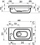 Умывальник мини Ravak Chrome 400 40x22 с отв, слева XJGL1100000
