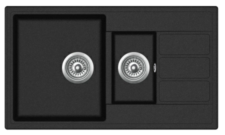 Мойка ZORG ECO-4 черная (без вентиля)