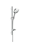 Душевой гарнитур Hansgrohe Raindance Select 150 3jet 27856400, белый/хром, 150 мм Душевой гарнитур Hansgrohe Raindance Select 150 3jet 27856400, белый/хром, 150 мм