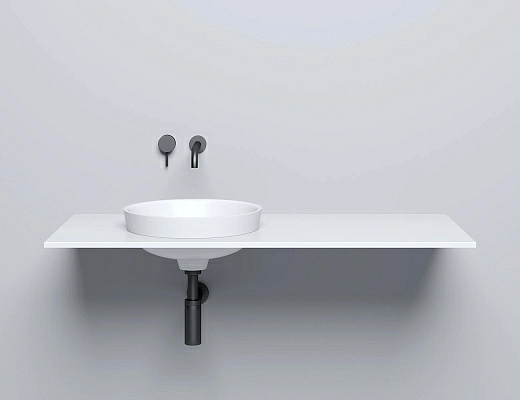 1802203M Раковина полувстраиваемая Salini MAREA 03 (S-Stone, матовый)