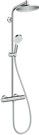 Душевая стойка Hansgrohe Crometta S 240 1jet Showerpipe 27267000 Душевая стойка Hansgrohe Crometta S 240 1jet Showerpipe 27267000