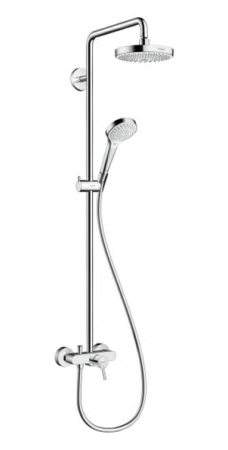 Душевая стойка Hansgrohe Croma Select S 180 2jet 27255400 с однорычажным смесителем Душевая стойка Hansgrohe Croma Select S 180 2jet 27255400 с однорычажным смесителем