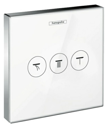 Переключатель потоков Hansgrohe ShowerSelect 15736400 белый, на 3 позиции Переключатель потоков Hansgrohe ShowerSelect 15736400 белый, на 3 позиции