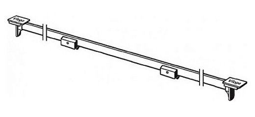 Решетка Viega Advantix 686284 хром матовый