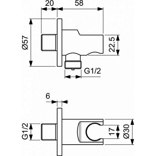 Система скрытого монтажа Ideal Standard Cerafine O Black (6 in 1) SetA7193XG Система скрытого монтажа Ideal Standard Cerafine O Black (6 in 1) SetA7193XG