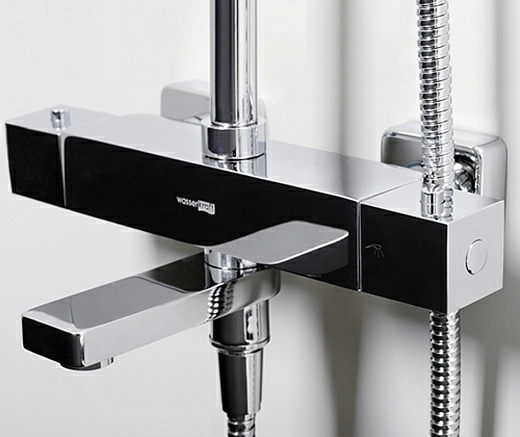 Душевая система WasserKRAFT A19901 Thermo, хром