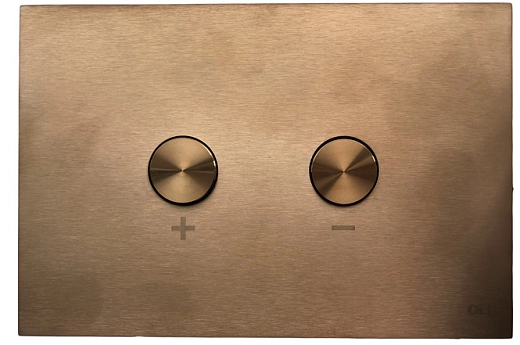 Кнопка смыва пневматическая OLI Blink 878782 бронза