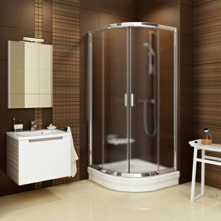 Душевой уголок Ravak BLCP4-80 Grape, профиль блестящий