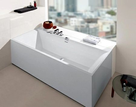 Квариловая ванна Villeroy & Boch Squaro Edge 12 UBQ170SQE2DV-01 alpin Квариловая ванна Villeroy & Boch Squaro Edge 12 UBQ170SQE2DV-01 alpin