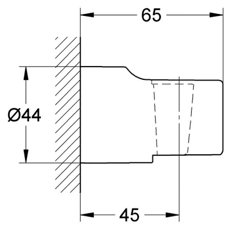 Настенный держатель Grohe Relexa Plus 28622000 для душа
