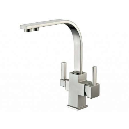 Смеситель для кухни ZorG ZR 332 YF никель