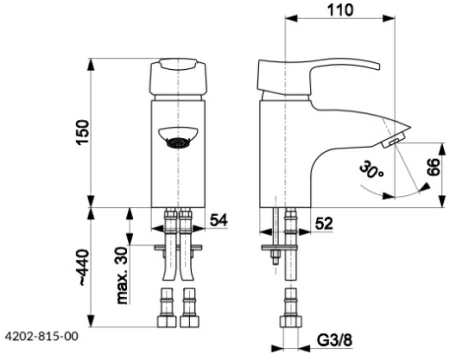 Смеситель Armatura Kwarc oднорычажный, для умывальника Смеситель Armatura Kwarc oднорычажный, для умывальника