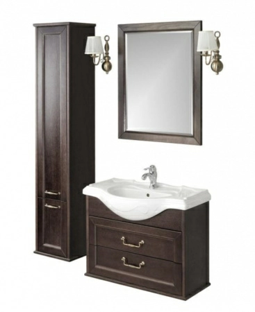 Тумба под раковину Roca America Evolution W ZRU9302962 105 см подвесной, дуб темный